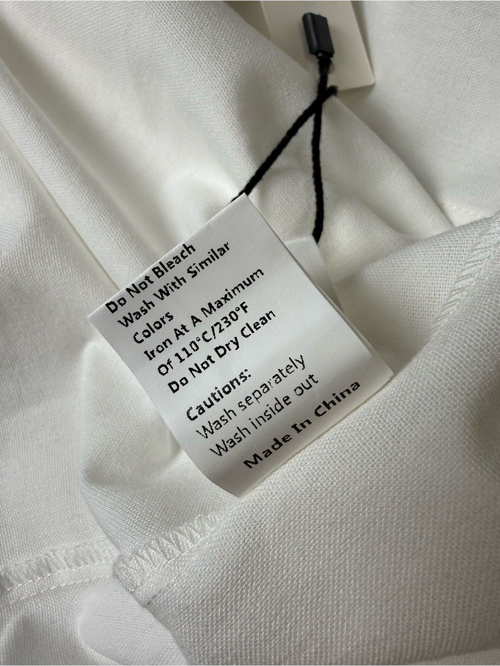 Commense White Linen Blend V Neck Bow Belt Midi Dress Slit NWT Small - Picture 14 of 15